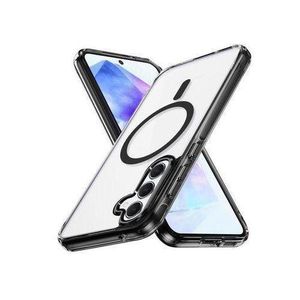 Samsung  Case For Galaxy A17,Magnetic Translucent Matte Phone Cases Compatible With MagSafe Thin Slim Fit Shockproof TPU Bumper Hard Protective Cover