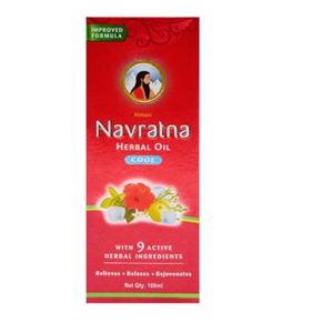 Navratna Herbal Massage Oil Cool For Hair And Body 100ml, 200ml