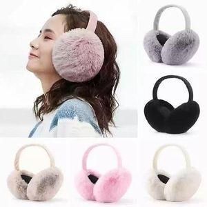 Adjustable Earmuffs Cozy Foldable Faux Fur Ear Muffs for Women
