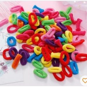 Colorful Small Elastic Hair Bands Assorted Colours