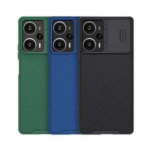 Nilkin CamShield Pro Cover Case for Redmi Note 12 Pro 5G, Shockproof Anti-Scratch Protective Case with Sliding Camera Cover, Soft TPU + Hard PC Hybrid Back – Black