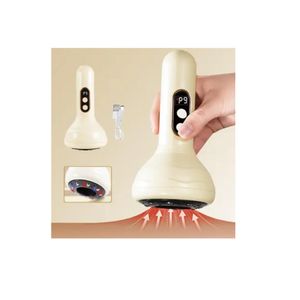 Cordless Cupping Massage Tool, Electric Gua Sha Tool with 9 Suction Modes, 4-in-1Cupping Machine for Arms,Legs,Back Used at Home, Rechargeable & Intelligent