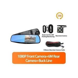Share this product VEHICLE BLACKBOX DVR, 4.3" Screen With Front And Rear View Camera DVR Dash Cam Camcorder G-Sensor