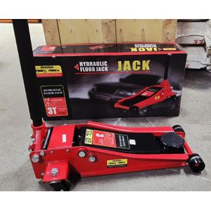 toller LOW PROFILE TROLLEY JACK, (DOUBLE PISTON) 3 TON