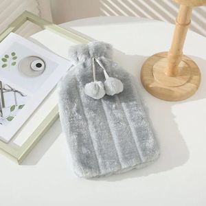 Grey hot water bottle