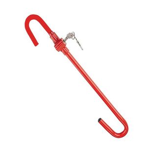 Maintenance-Free Premium Quality Anti Theft Steering Wheel Lock for Cars Universal All Vehicles Anti-Theft Security Car Steering Wheel Lock Brake Clutch Lock Retractable Locking Hook Device with 3 Keys