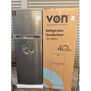 VON Double Door Refrigerator 181 Litres
