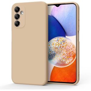 Soft Silicone Slim Fit Cover Anti-Scratch Shockproof Case for Samsung Galaxy A35 - Beige Nude