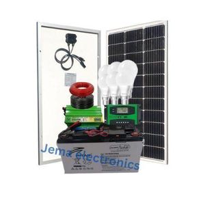 Solarmax  150W All Weather Kit 150w Panel ,100ah Ritar Battery,600w Inverter,20amps Controller,20m Dropping Wire &5bulbs.