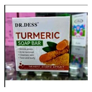 DR.DESS Turmeric Anti Acne, Tend Skin Moisturizing Deep Cleansing Face and Body Soap -100g