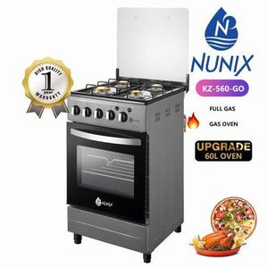 Nunix Full Gas Cooker with Gas Oven 50by55 cm