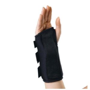 Black Foam Wrist Splint -Right hand