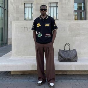 Men Summer Polo Shirts - Black