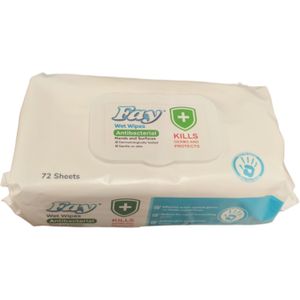 Beauty Antibacterial Wet Wipes 72 Sheets Fay