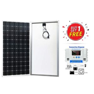 Sunnypex  600W  Solar Panel Monocrystalline Solar Panel + Free 30A Solar Charge Controller 