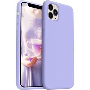 For Apple iPhone 11 Pro Max (6.5 inch) real Silicone Case with inside microfiber lining cover