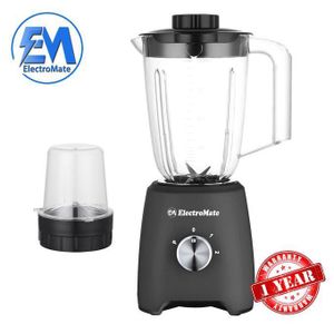 Em Blender 2 In 1 Grinding Machine With Durable Motor 1.6L, Black BD04