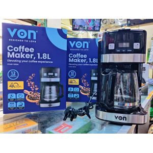 Von Digital Coffee Maker VCMD-901DK – Black, Programmable & Easy Brew