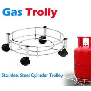  Gas cylinder moveable trolley