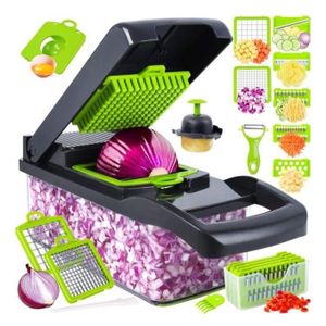 Multifunctional Vegetable Chopper Slicer Dicer Cutter,Veggie With 8 Blades
