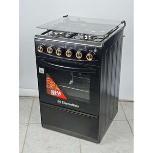 ElectroMate 3 Gas +1 Electric Hotplate Standing Cooker with Electric Oven 