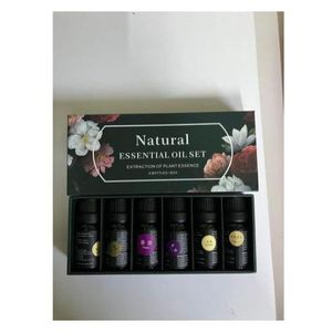 Natural 6Pc Pack Essential Oils/ Plant Essence Extract - 10ml Each
