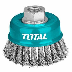 TOTAL TAC32031  Wire cup brush 75mm, 3"