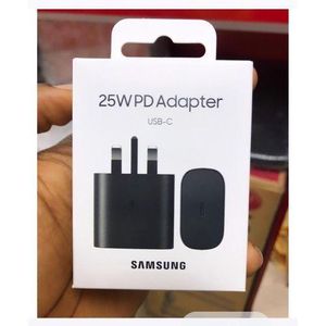 Samsung 25W USB TYPE C - C PD ADAPTER For NOTE 10 NOTE 20 S23 S22 S20 A32 A57 - BLACK