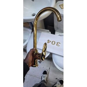 Brimix Golden Kitchen mixture Pillar tap