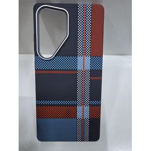 Samsung Galaxy S22 Ultra Tribal Carbon Fiber MagSafe Compatible Magnetic Phone Case Shockproof Slim Protective Back Cover with Anti-Scratch Texture, Raised Camera Guard, Comfortable Grip & Durable Protection