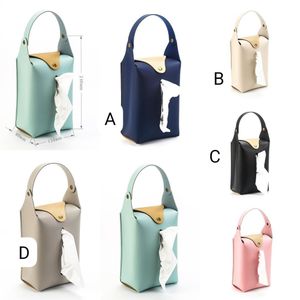 PU  Leather Napkin Tissue Holder Case 