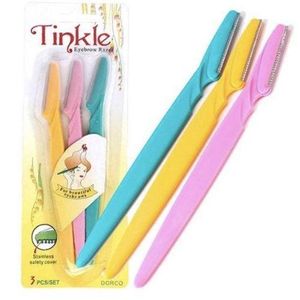 Tinkle Perfect It Eyebrow Shaper Facial Hairs Razor 3pcs