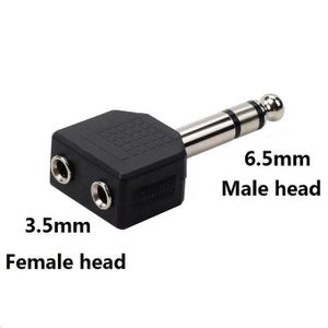 Audio converter 6.5 mm male to 3.5 mm Double female socket