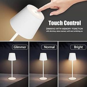 Rechargeable LED DESK LAMP with 3 light modes size 11x36cm