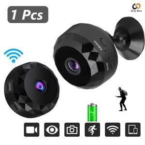 Gray Stars 1080P HD Mini WiFi Camera Baby Monitor Indoor Security Monitoring Night Vision Camera