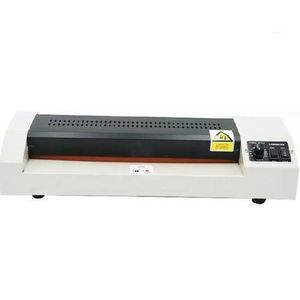 Bright Office Laminating Machine with Jam Release Control, Hot & Cold A3 Laminator ,Ideal for Any Document, Fully Automatic Portable All in One Laminator- White