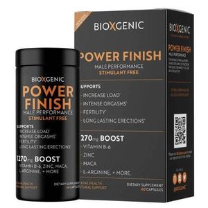 Bioxgenic  Power Finish 60 Capsules – Energy, Stamina & Vitality Supplement