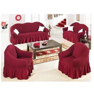 Quality Classy Universal Stretchable TURKEY BUBBLE SEAT COVERS, SOFA LOOSE COVERS- 7 Seater-3:2:1:1