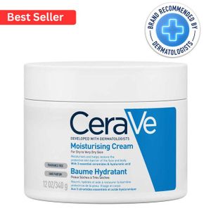 Ceravee.e Moisturizing Cream for Face & Body – Dry to Very Dry Skin, Non-Greasy Hydration,