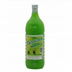 Quencher  Lemon Treat Juice 1L  Zesty Lemon Drink  Ready-to-Drink  Family Size  Cordial Beverage