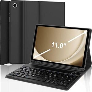Samsung Galaxy Tab A11+ Plus 5G Keyboard Case, A11+ Plus Tablet Case With Keyboard & Pen Holder, Smart Cover With Keyboard For Galaxy A11+