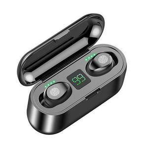  Touch Control Binaural Bluetooth Headset - Black