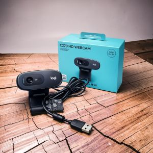 Logitech  C270 Plug & Play HD Video Recording Built-in Microphone Laptop Desktop Webcam Web Camera