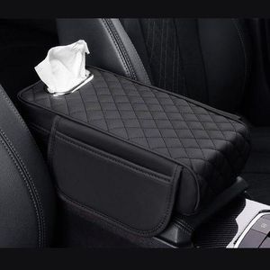 Car armrest with tissue storage and side storage Universal pad