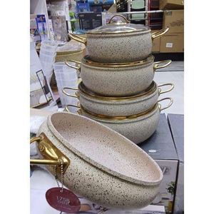 Phisima 9pcs cook ware cream