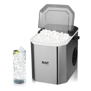 RAF Small Ice Cube Maker Coffee Shop Small Refrigerator Cube Making Machine