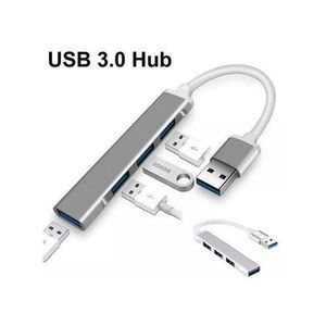 Hub USB HUB 3 0 Adapter 4 Port USB 3.0 High Speed-Gray