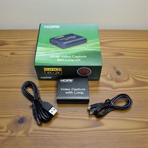 1080p Output Reso0lution Support Live Streaming HDMI Video Capture Card with Loop Out