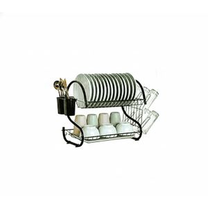 Rashnik 18" 2 Layer Stainless Dish Drainer (RN-1610)