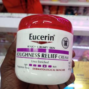 Eucerin  Roughness Relief Cream, a urea-enriched moisturizer designed to smooth rough and bumpy skin-454g 